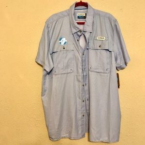NWT Magellan Fishing Shirt Blue Gingham